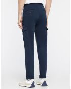 Pantalon Cargo Slim Fit Stuart bleu marine