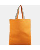 Sac Shopper Canvas orange clair - 45x48x8 cm