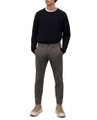 Pantalon Coton Bio Stig Tappered Leger gris foncé