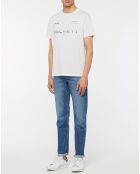 T-Shirt Logo Basic Aston Martin Racing blanc