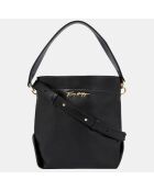Sac seau Soft  Vegan noir - 22,5x13,5x21 cm