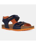 Sandales Ghita bleu/orange