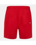 Short de Bain ajustable Log Complet rouge