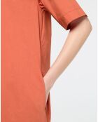 Robe Maisha marron/orange