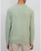 Pull en Coton Organic & Cachemire vert d'eau