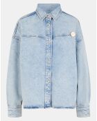 Veste en Jean Oversize bleu clair