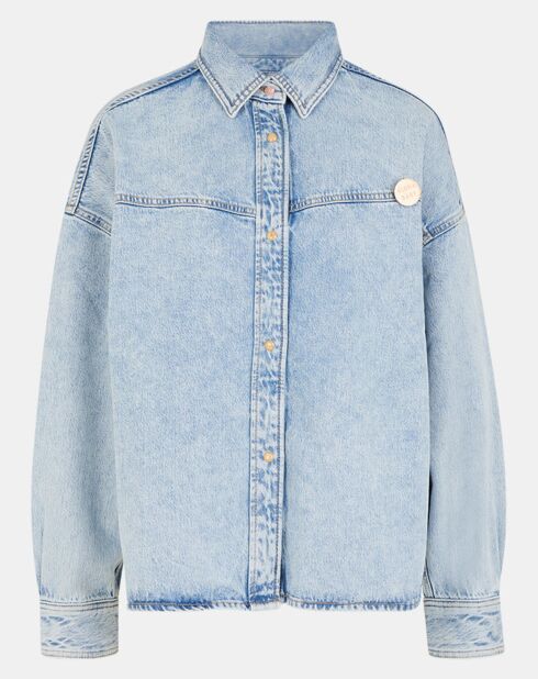 Veste en Jean Oversize bleu clair