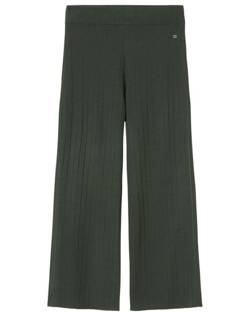 Pantalon en Maille Milano vert foncé