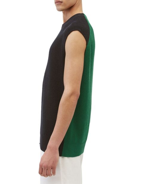 Pull 100% Lin Sans manches multicolore