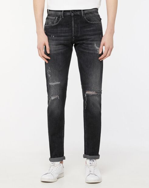 Jean Replay Broken Edge gris foncé