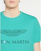 T-Shirt Logo Aston Martin Racing turquoise