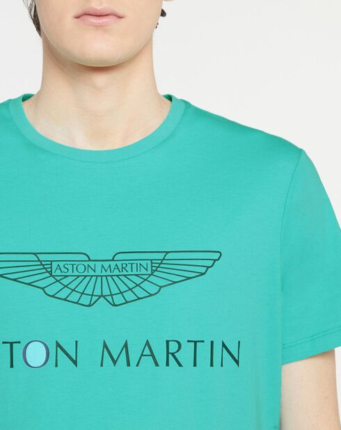 T-Shirt Logo Aston Martin Racing turquoise