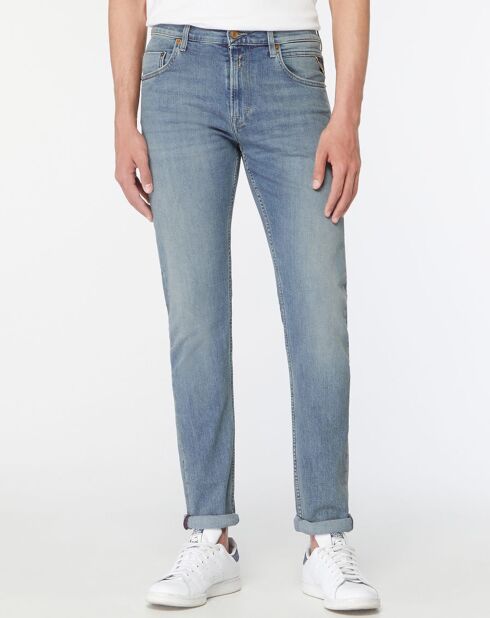 Jean en Coton Bio Replay 573 bleu moyen