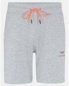Bermuda Regular Fit Galon Aston Martin Racing gris chiné
