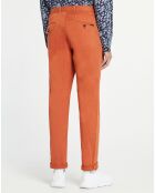 Pantalon chino Slim Fit Stuart Garment Dyed orange