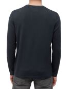Pull en Coton & Soie bleu marine