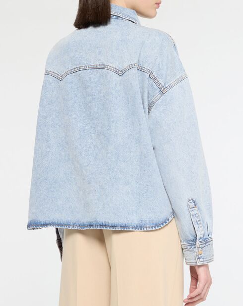 Veste en Jean Oversize bleu clair