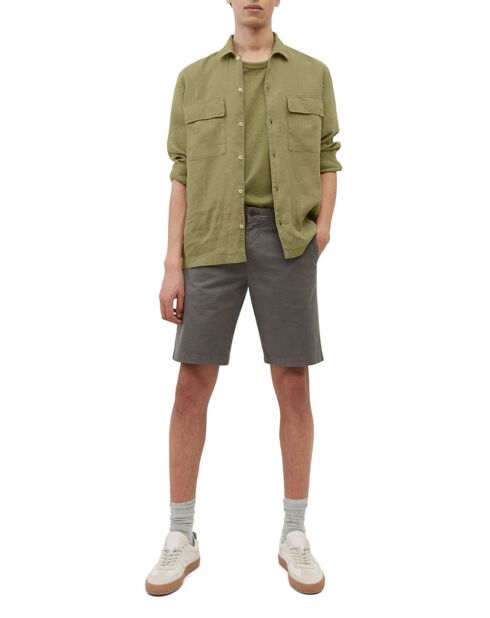 Short Chino Salo Coton Organic gris foncé