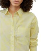 Robe chemise Mid Coton Bio Poche jaune