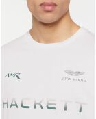 T-Shirt Logo Basic Aston Martin Racing blanc