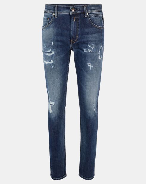 Jean Replay Broken Edge bleu moyen