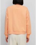 Sweat Crew Neck Coton Bio orange clair