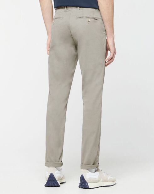 Pantalon Chino Slim Fit Texturé gris