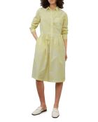 Robe chemise Mid Coton Bio Poche jaune