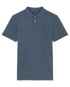 Polo manches courtes Flamme Coton Bio Sf bleu foncé