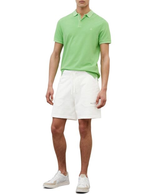 Polo de manga corta de piqué Sf en verde fluorescente