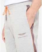 Jogging Slim Fit Galon Aston Martin Racing gris chiné