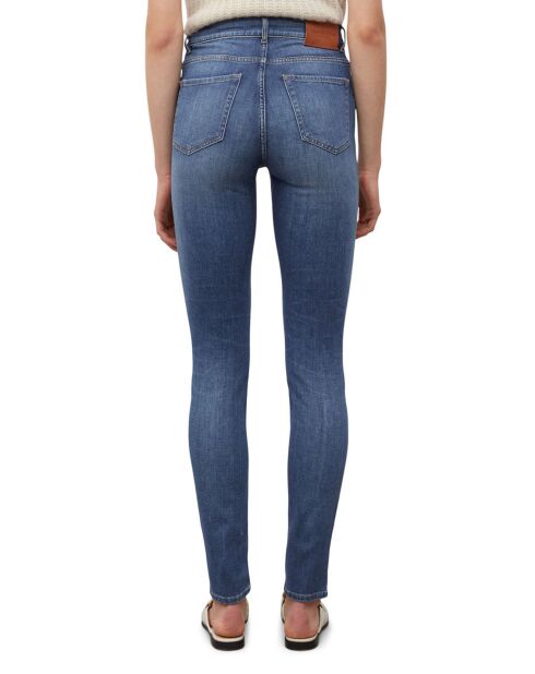 Jean Skinny Taille haute bleu moyen