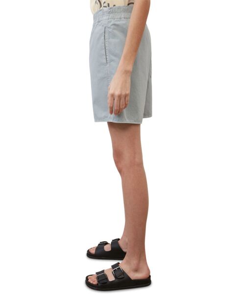 Short Elastique bleu clair