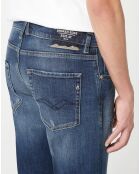 Jean Replay Broken Edge bleu moyen