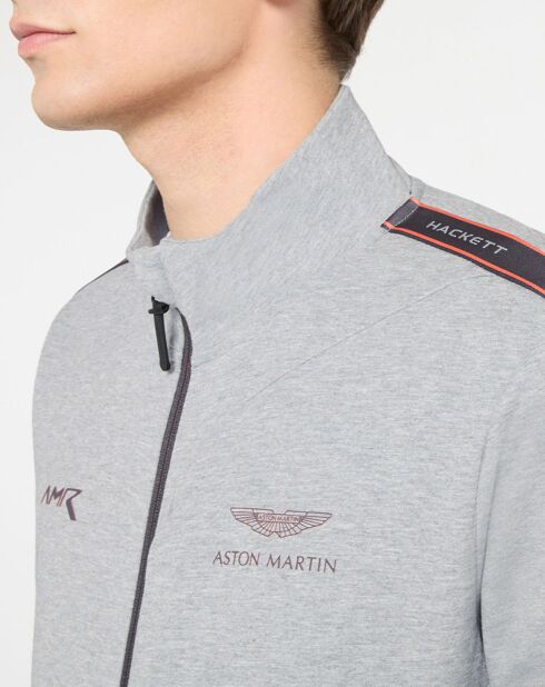 Sweat Galon Aston Martin Racing gris chiné