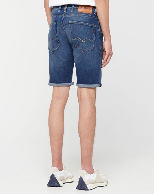 Short en Jean coton bio Moyen Basic bleu moyen