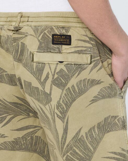 Khakifarbene Shorts von Palm Trees