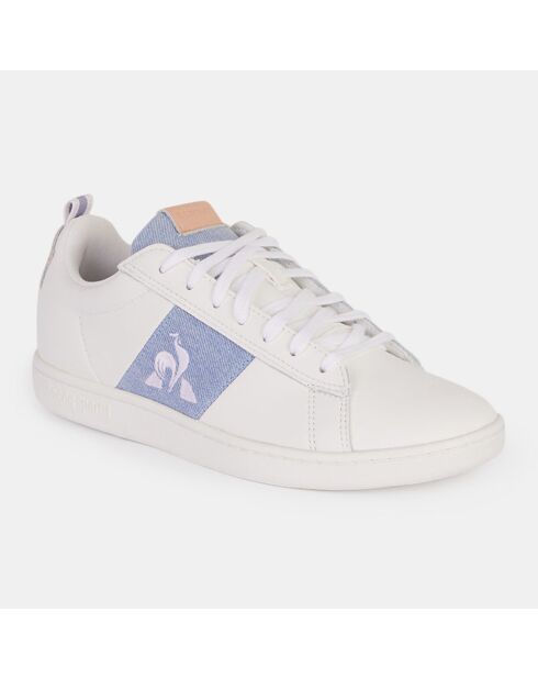 Baskets en Cuir Courtclassic blanc/belu