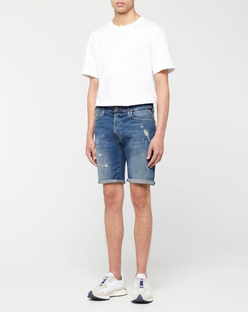 Short en Jean Destroy bleu moyen