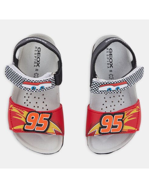 Sandales Chalki Geox X Cars de Disney/Pixar© rouge/noir