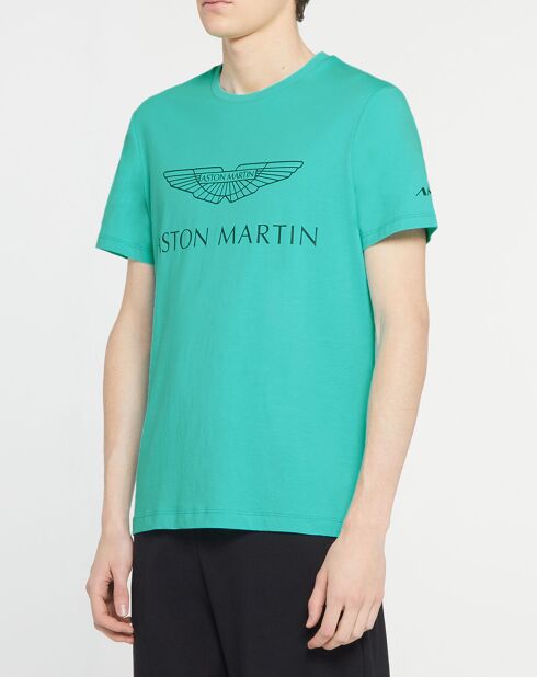 T-Shirt Logo Aston Martin Racing turquoise