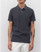 Polo manches courtes Piqué Coton Bio bleu marine