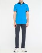 Polo Regular Fit bleu moyen