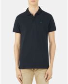Polo Regular Fit piqué basic bleu marine