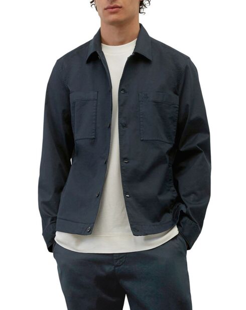 Blouson Léger Poche Plaquée bleu marine