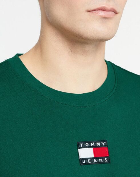 T-Shirt Tommy Badge vert sapin