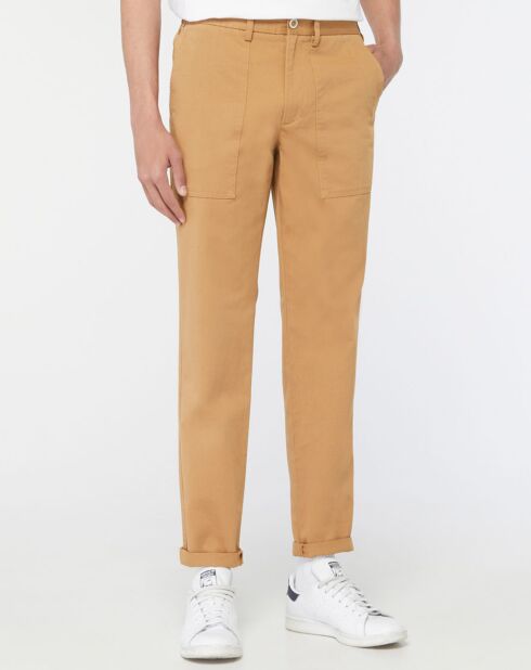 Pantalon ajusté Chelsea Half El Utility beige