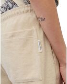 Short Eponge beige moyen