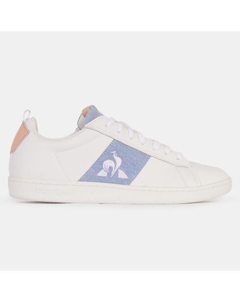 Baskets en Cuir Courtclassic blanc/belu