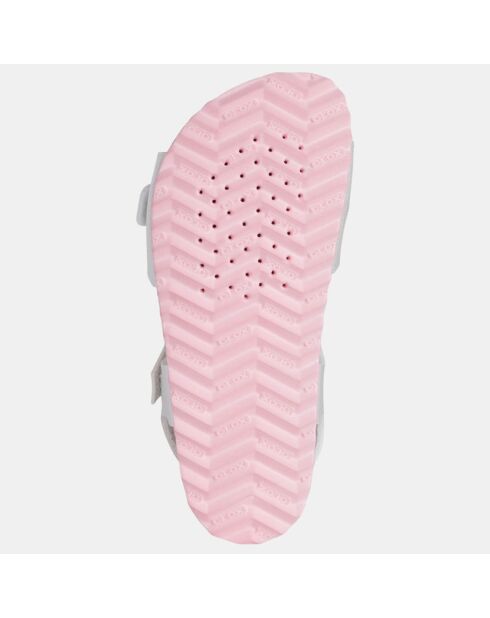 Sandales Adriel irisées argentées